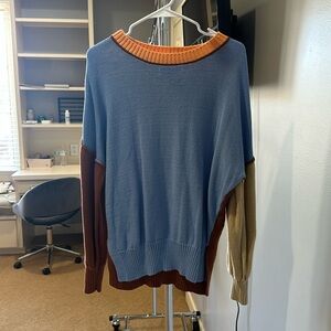 Multicolored block, urban outfitter sweater